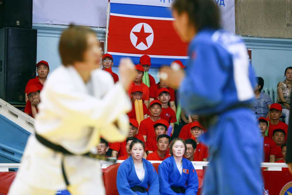 柔道東アジア選手権　韓国と北朝鮮の合同チーム、急きょ中止に