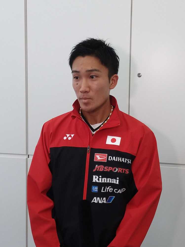 バドミントン世界選手権が開催される中国へ出発した桃田賢斗