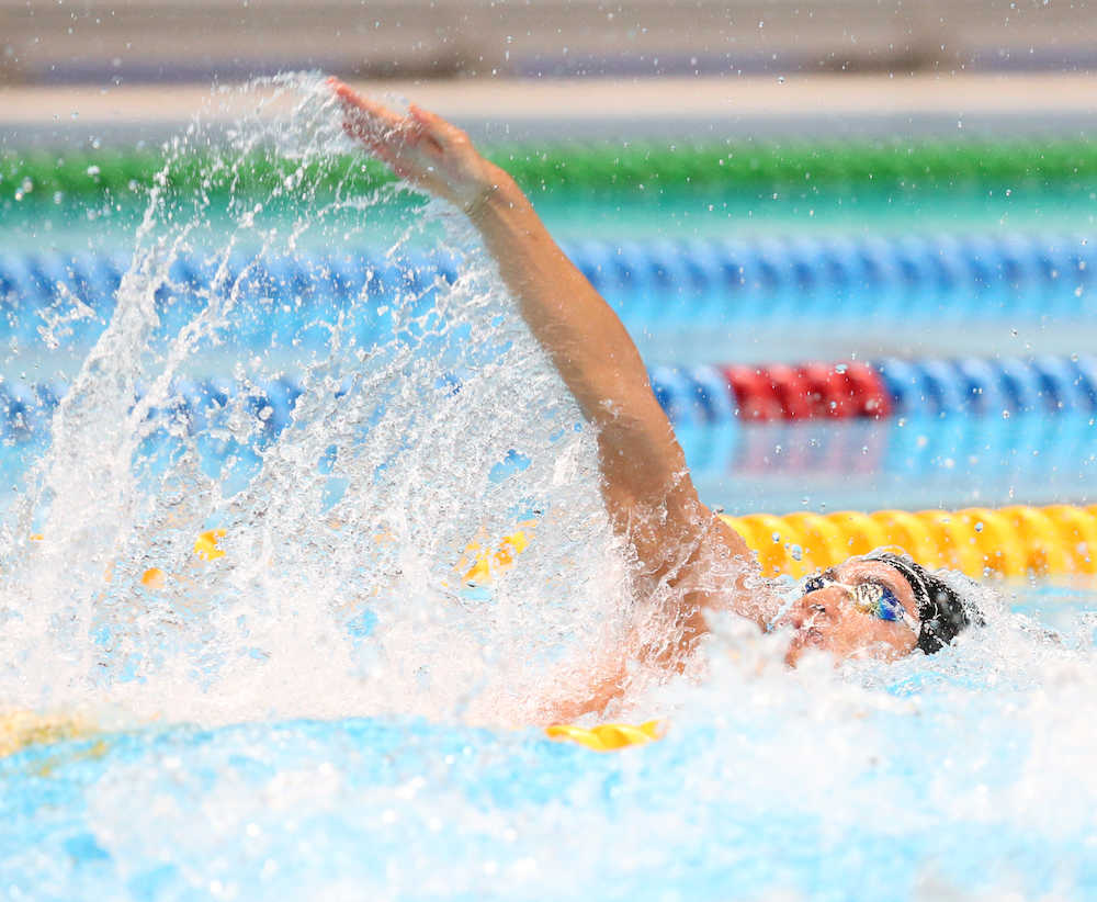 入江陵介、アジア大会１００Ｍ背泳ぎで３連覇逃す　世界王者に敗れ銀