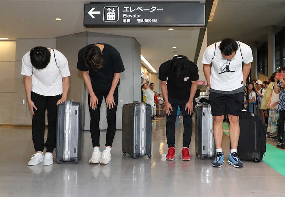 日の丸付きＴシャツで…バスケ４選手　アジア大会中に買春行為で選手団から追放　