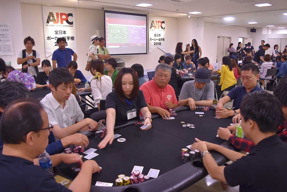 全日本ポーカー選手権予選が開催　７６０人が決勝Ｔ懸け熱戦
