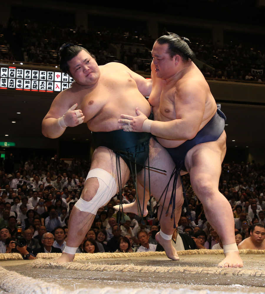 豊山が休場　左肘内側側副じん帯損傷　稀勢の里戦で負傷