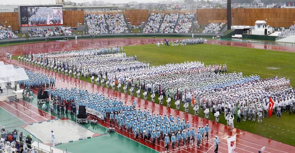平成最後の国体　福井で１１日間開催　総合開会式に３７００人