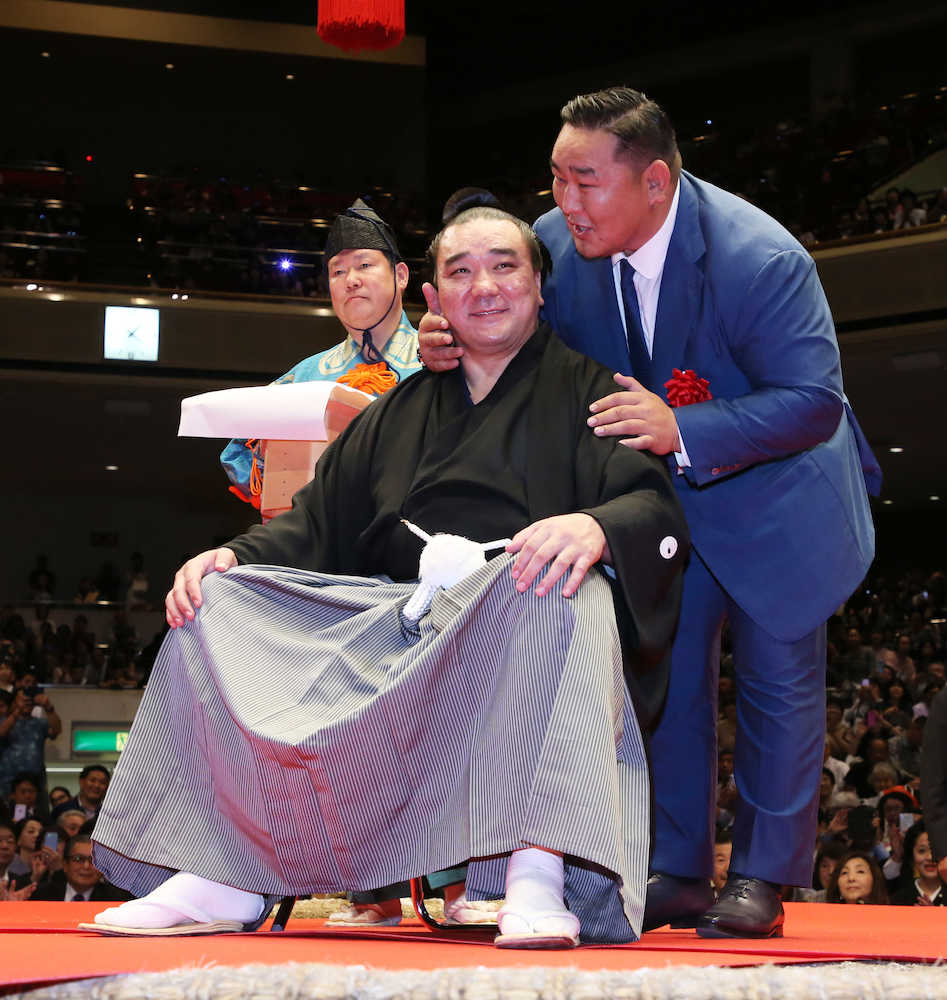 元横綱・日馬富士　引退相撲「新しいスタートなので、泣くわけにはいかない」