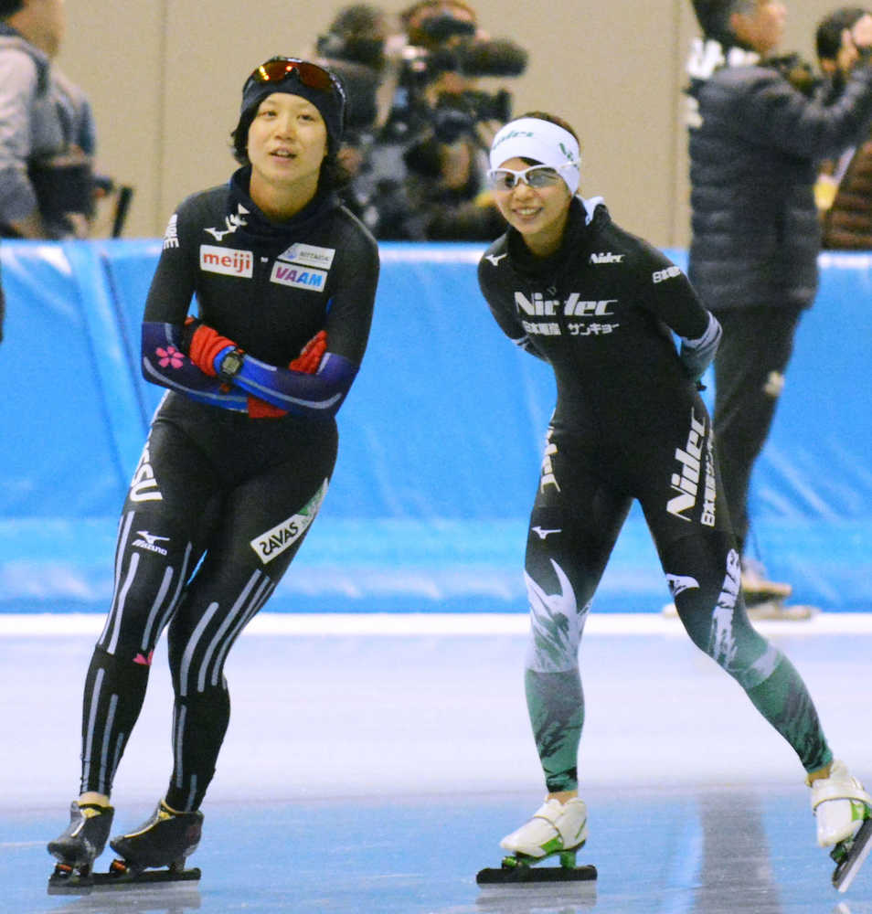 Ｓスケート高木姉妹ら長野で練習公開　北海道地震影響で遅れも