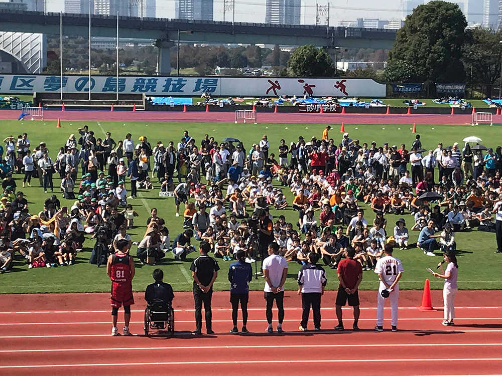 夢の島でスポーツデー、江東区の３人制プロバスケチームが指導