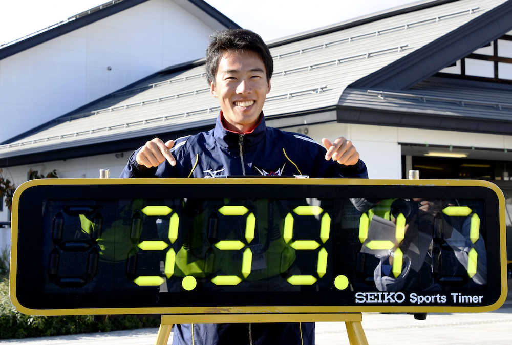 野田、日本新で初Ｖ　９年ぶり更新に「まさか」　５０キロ競歩