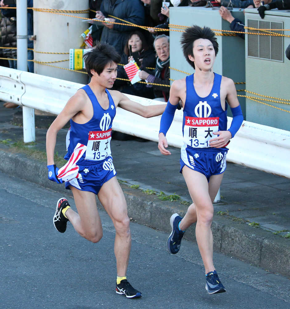 【箱根駅伝２区】順大・塩尻、花の２区で鮮やか１０人抜き「駅伝は大学を背負う責任感というのがある」