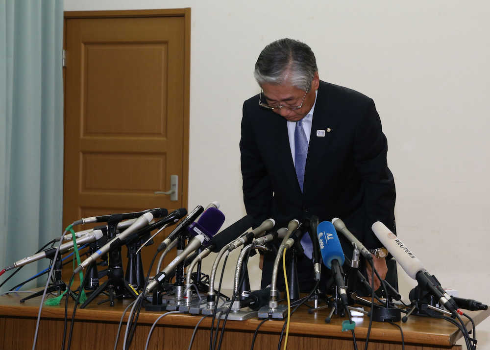 ＪＯＣ竹田会長は質疑応答に応じず「捜査への影響がありうるので」