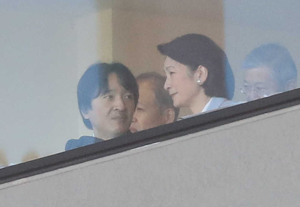 秋篠宮ご夫妻が決勝を観戦　Ｗ杯日本大会名誉総裁就任後初めて