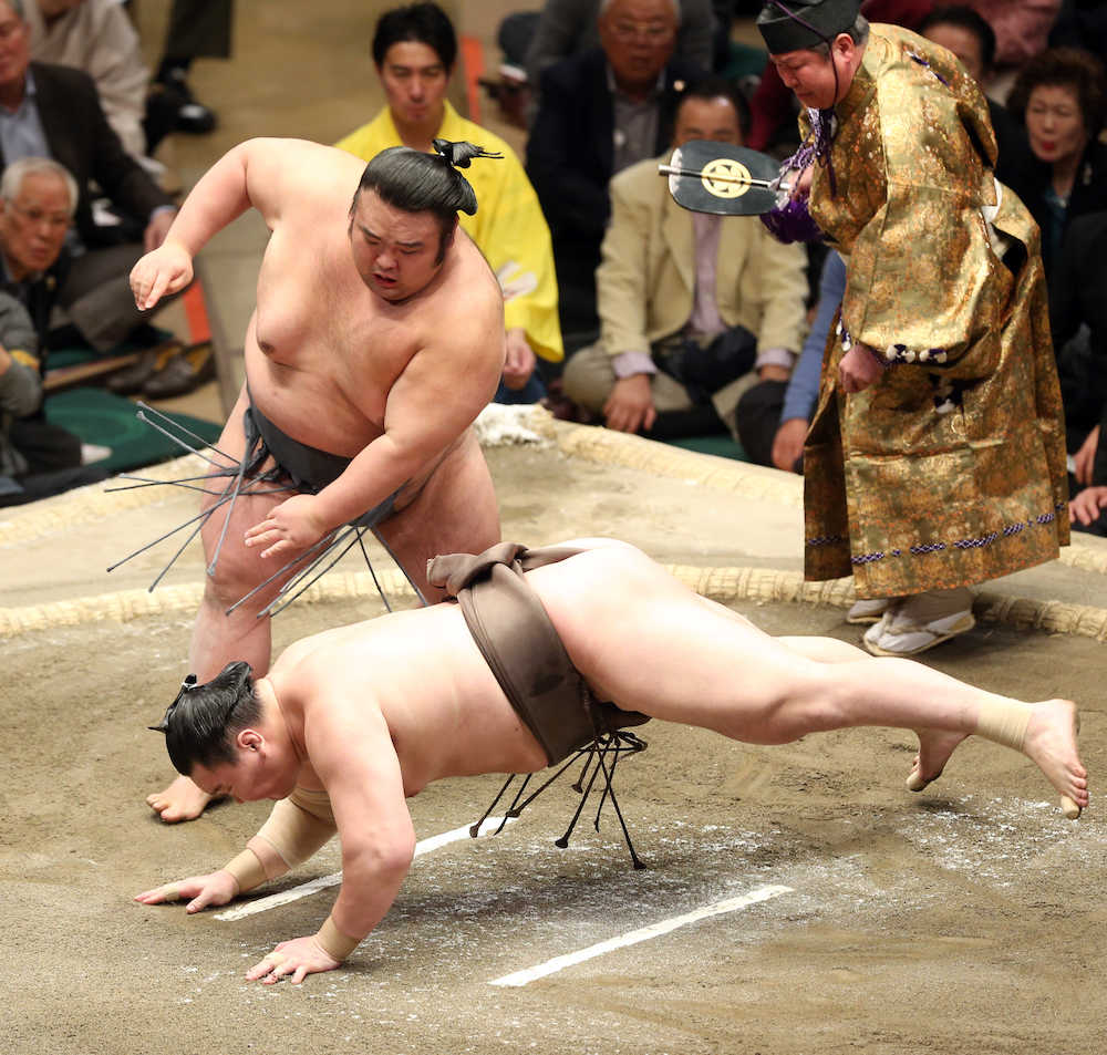 貴景勝　白鵬自力Ｖ消した！過去３戦全敗の横綱に完勝