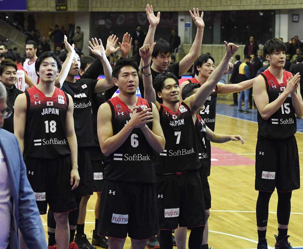 バスケ日本　イラン下し７連勝、敵地で圧倒　東京五輪へ前進！