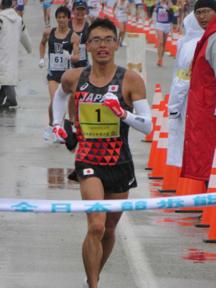 京大卒“IQウオーカー”山西初Ｖで世界切符　競歩男子20キロ