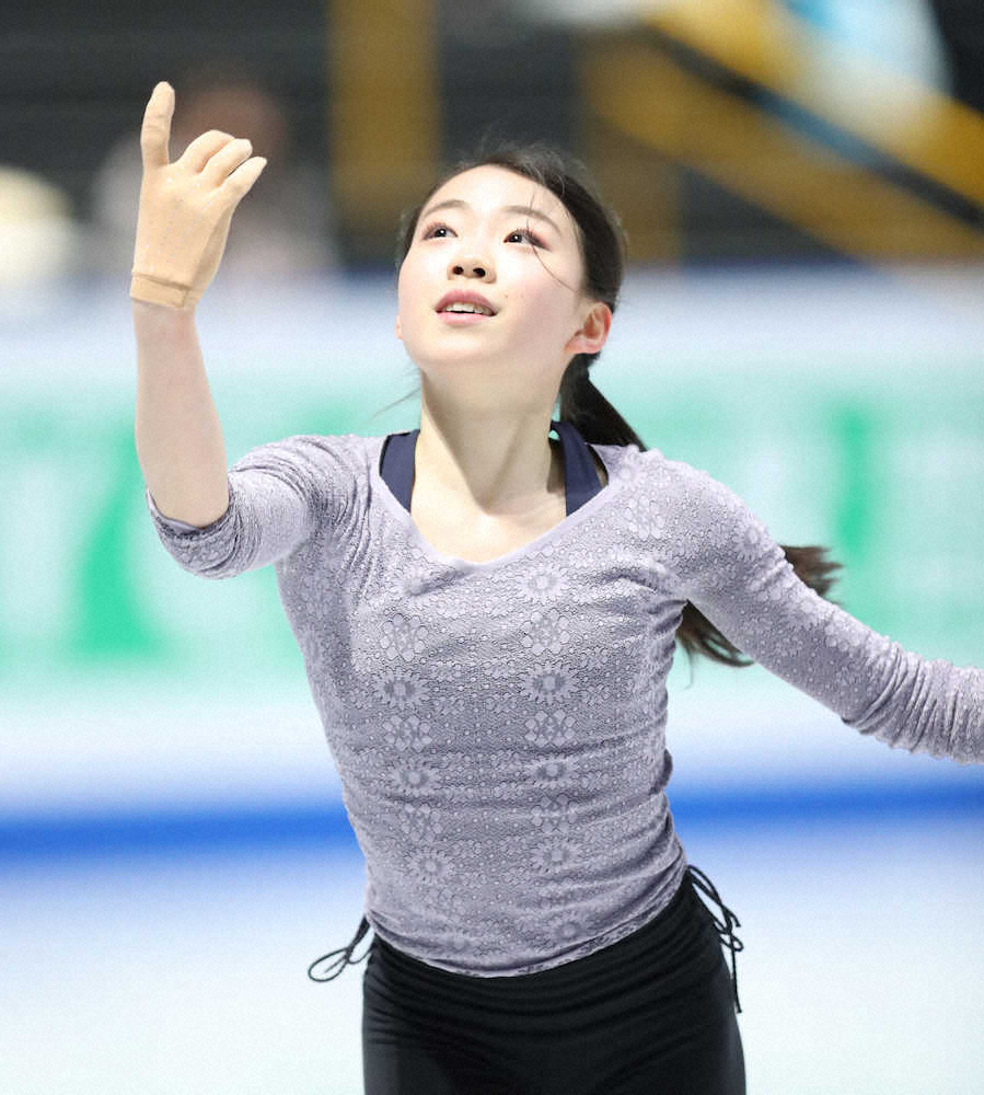 紀平梨花　トリプルアクセル9回着氷　世界選手権公式練習
