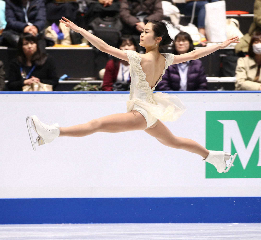 前回3位の宮原知子は細部へこだわり　女子SPへ最終調整