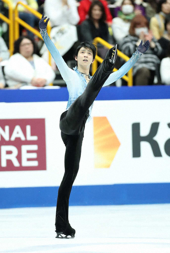 羽生結弦、復帰戦SPは94・87点　ジャンプミス出るも124日ぶりリンクで魅せた