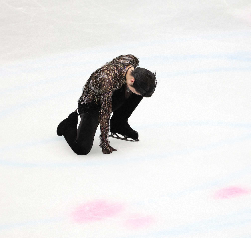 【画像・写真】羽生結弦、フリー206・10点、合計300・97点　冒頭の大技4回転ループで着氷！