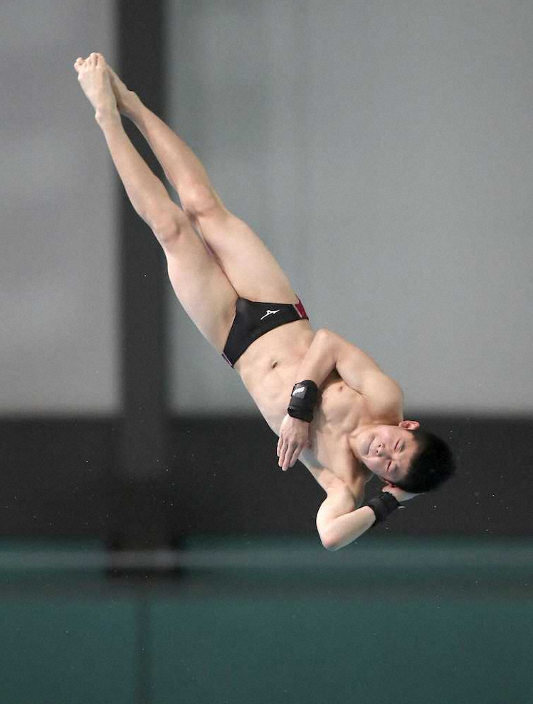 【画像・写真】12歳玉井　男子高飛び込み最年少V、東京五輪へ新星出現