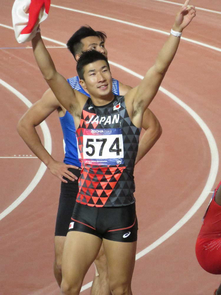 【画像・写真】日本人初!桐生　アジア選手権100メートルで優勝「自分の走りに集中できている」