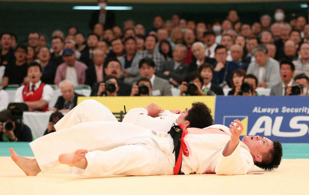 原沢は4回戦敗退　平成最後の大会で連覇ならず　柔道全日本選手権