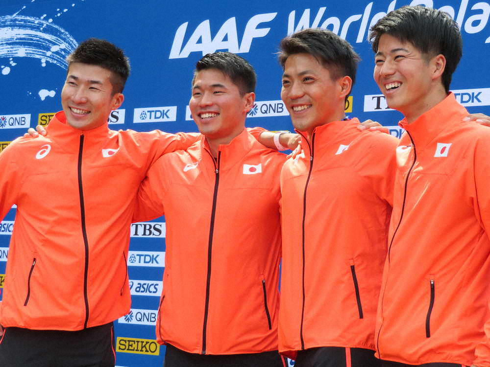 陸上世界リレー　男子400mリレー日本は新布陣で予選3組　東京五輪への道は？