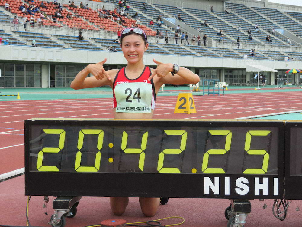 女子5000メートル競歩で岡田久美子が日本新記録！7年ぶりの日本記録更新!!
