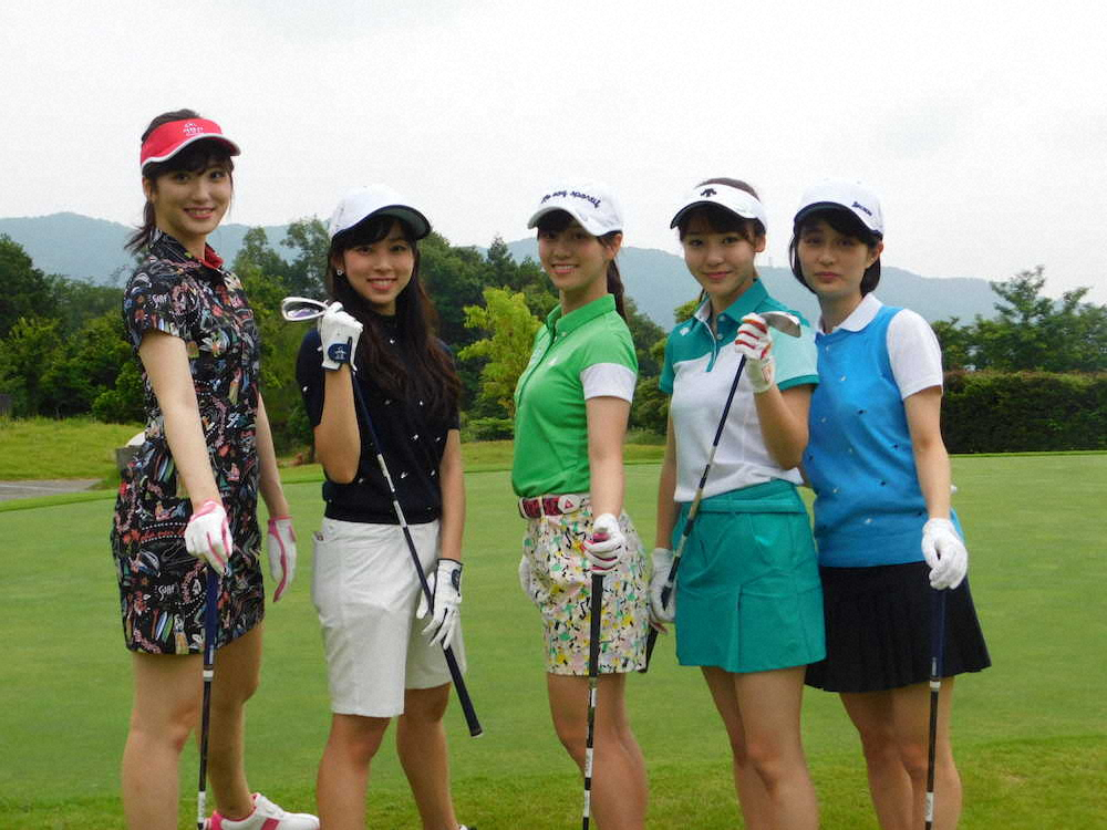 ミス慶応ファイナリストがラウンド体験　SNSでゴルフ人口増を狙う