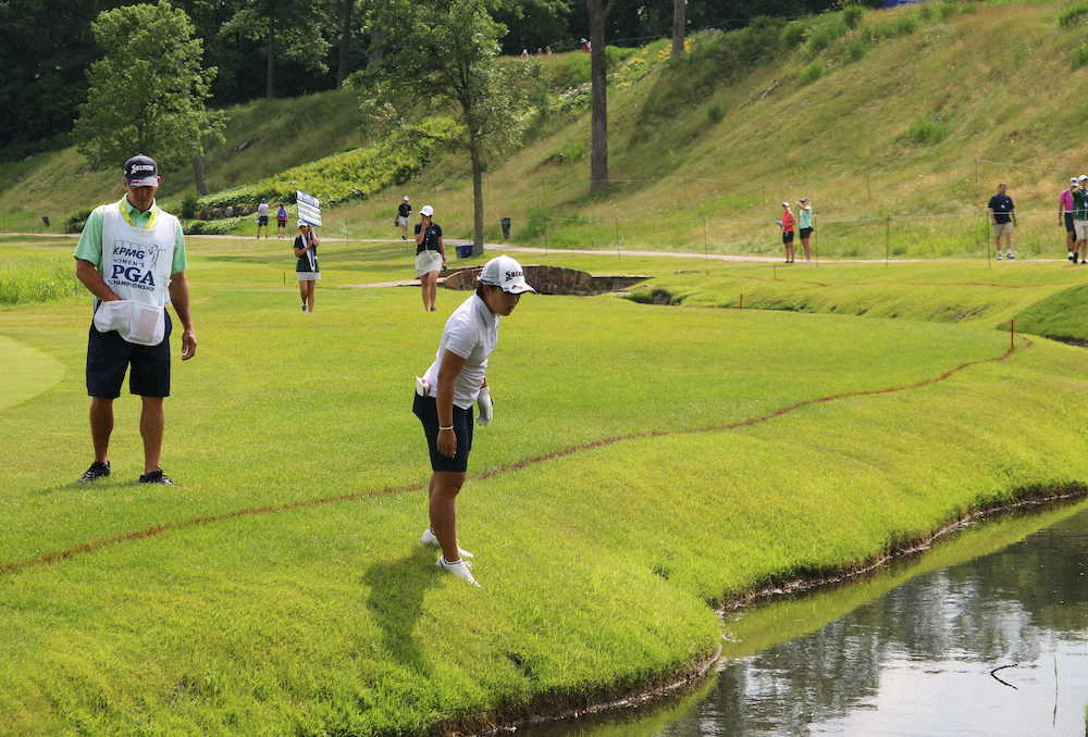 畑岡奈紗　82位発進「パーを拾うのがやっとというゴルフに」　全米女子プロ選手権開幕