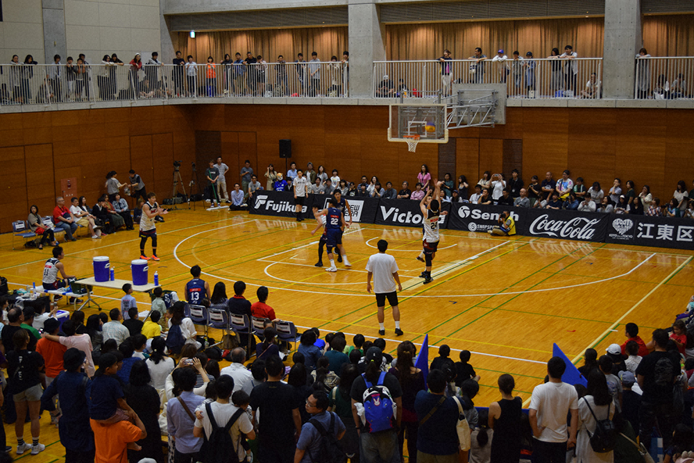 江東区がラウンドスポンサー、3人制バスケプロリーグ開催
