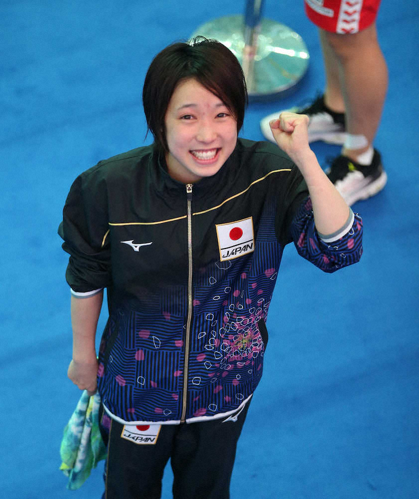 荒井祭里、東京五輪女子1号！代名詞“ノー・スプラッシュ”でいざ祭典へ