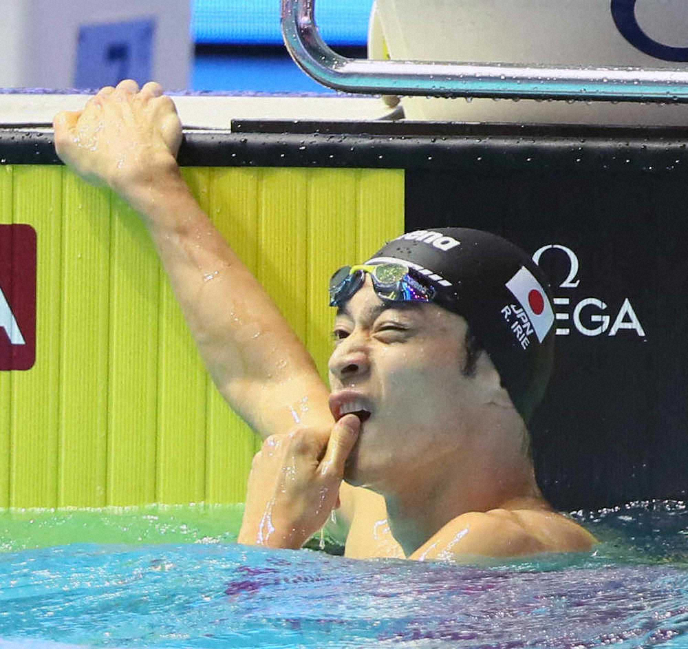入江 男子200背泳ぎは5位　4大会ぶりメダルならずも「はいつくばってでも上へ」