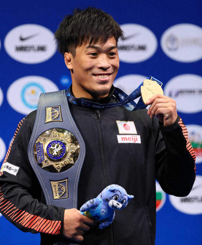 太田忍、初の金メダル獲得！昨季王者を撃破　レスリング世界選手権