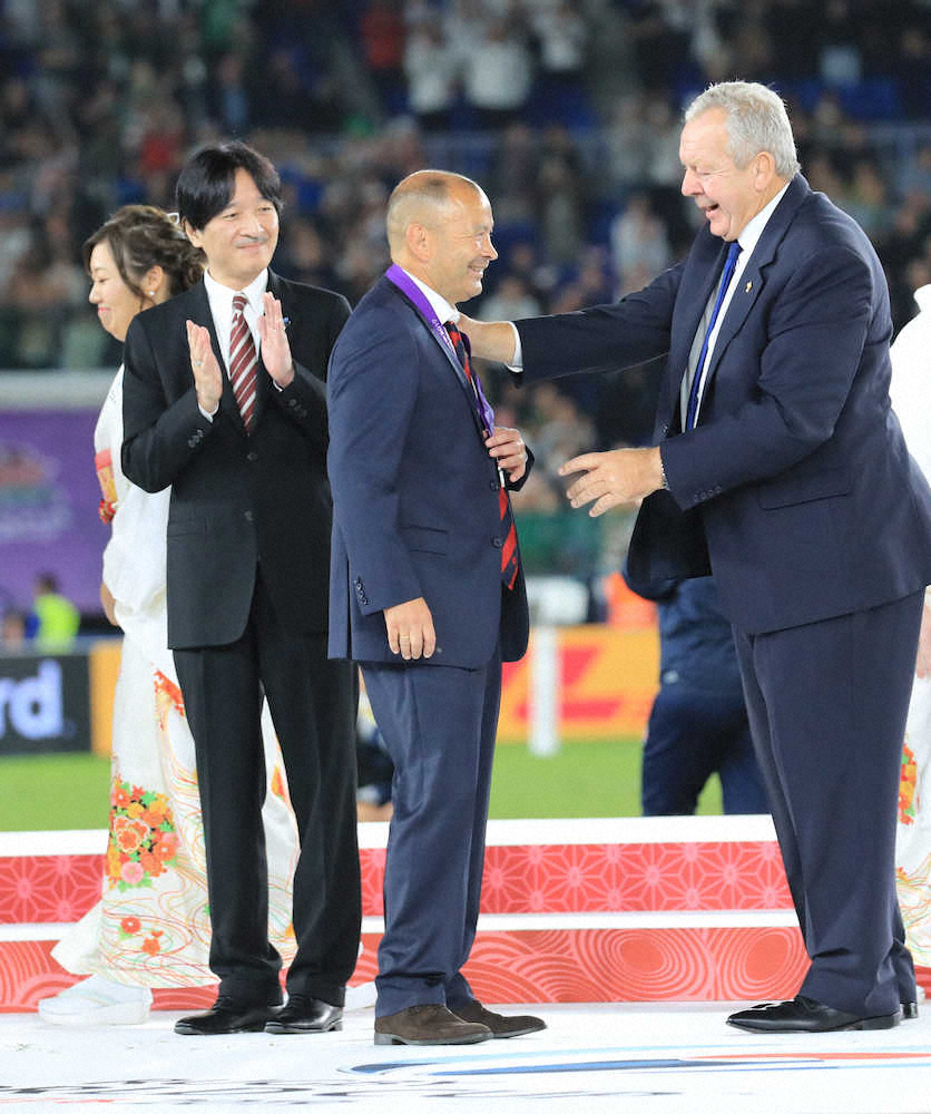 イングランド・エディー監督　準Vも「チームを誇りに思う」　日本に感謝のメッセージも