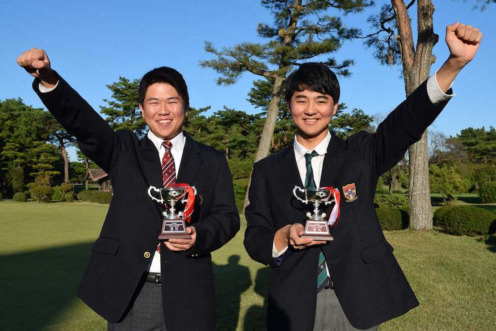 【画像・写真】東京男子Aは井上、同Bは町田が優勝　関東高校ゴルフ選手権冬季大会予選