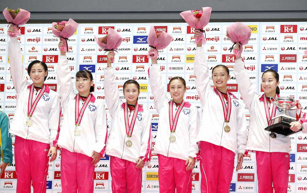 日体大、全日本女子団体で6連覇！　ジム・ネット教室が2位に