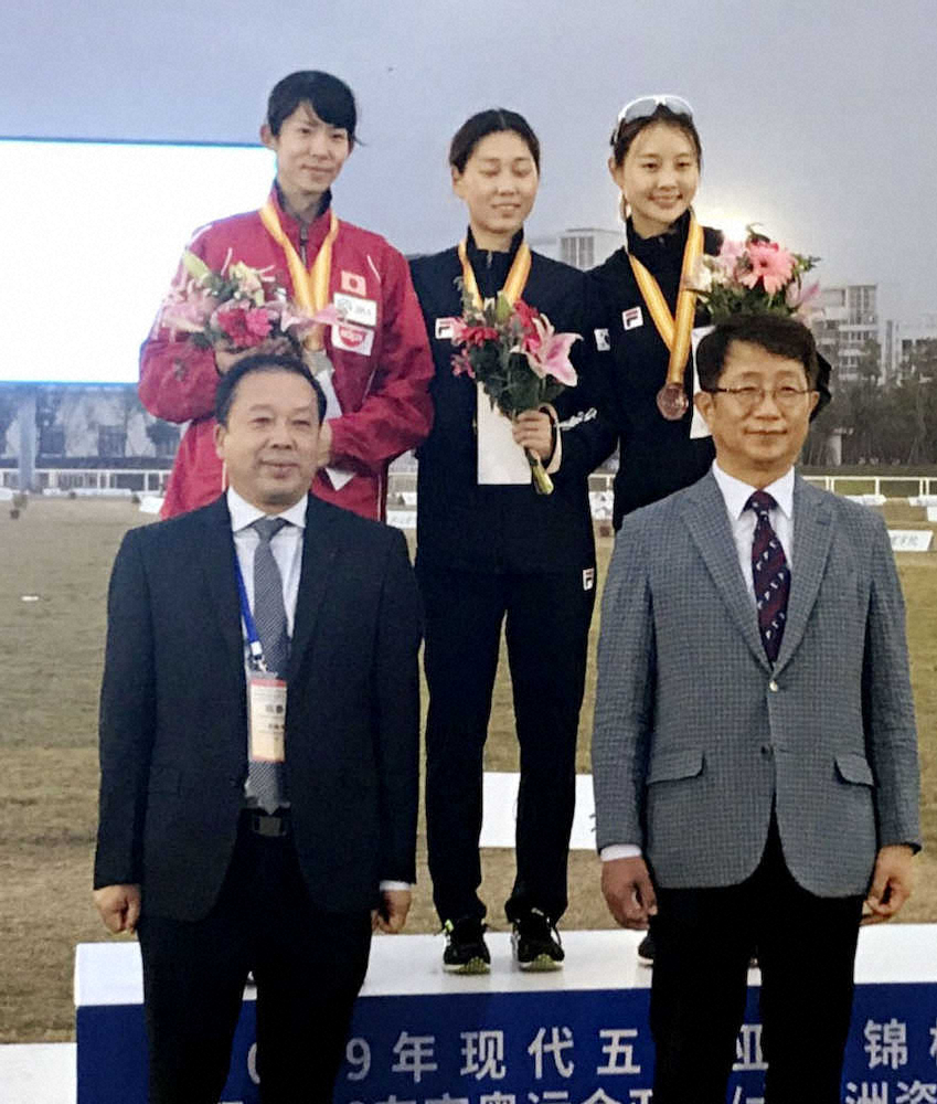 近代五種・朝長なつ美　日本勢トップで東京五輪決めた