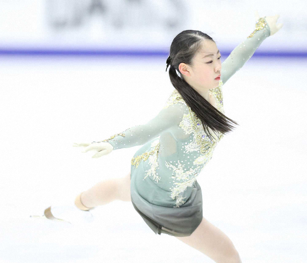 紀平梨花が4回転サルコー着氷、打倒・ロシア勢へ大技投入か　NHK杯公式練習