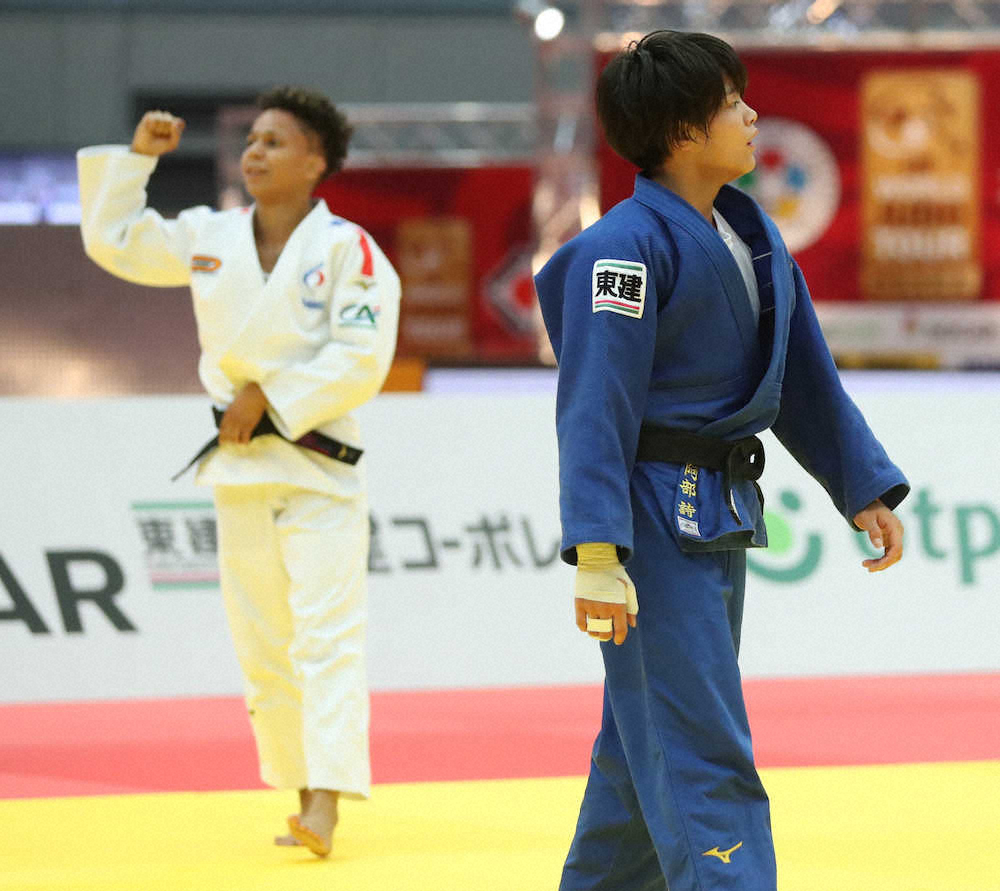 【画像・写真】阿部詩、号泣銀…五輪内定1号ならず対外国人無敗記録連勝48でストップ