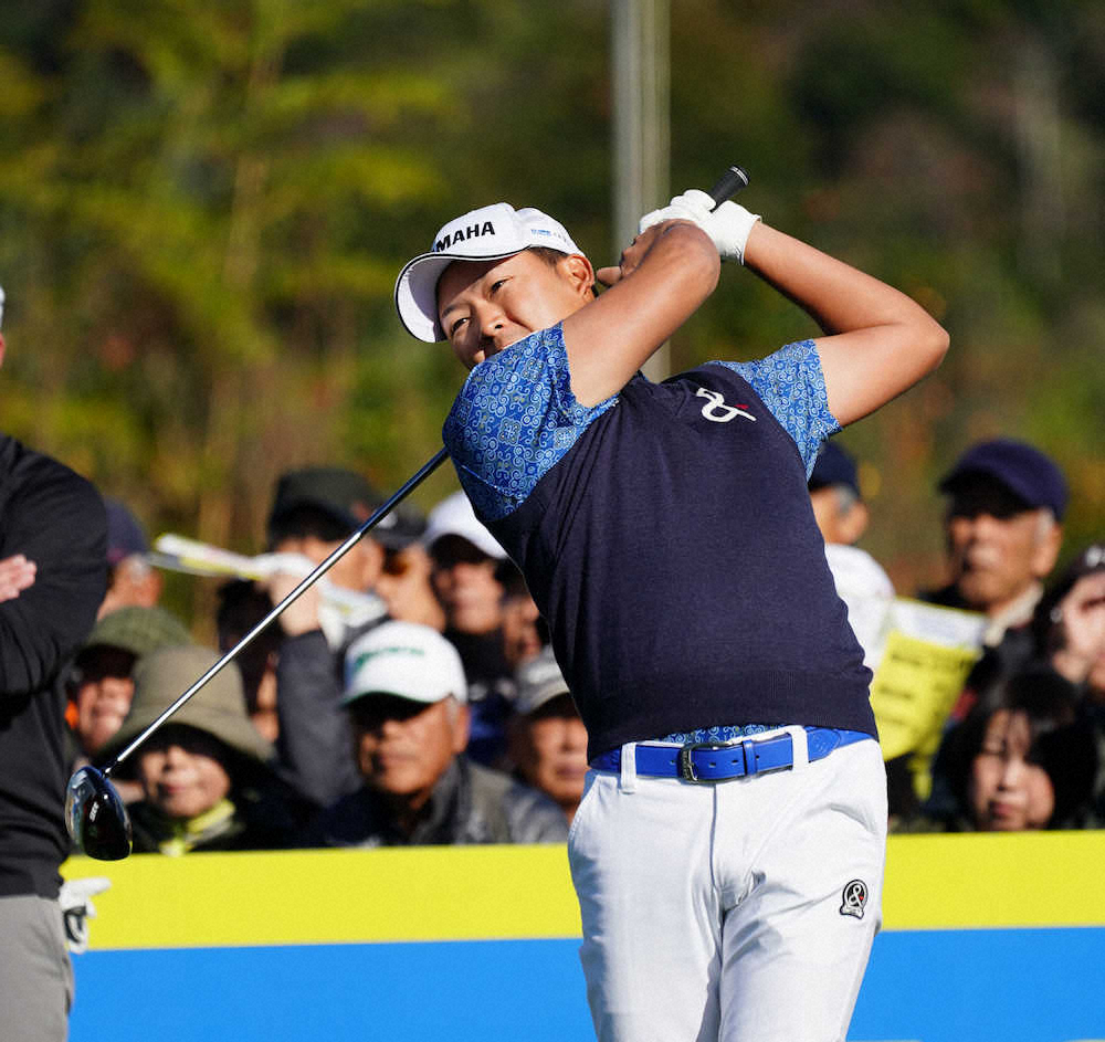 賞金ランク首位・今平、通算1アンダーでギリギリ予選通過