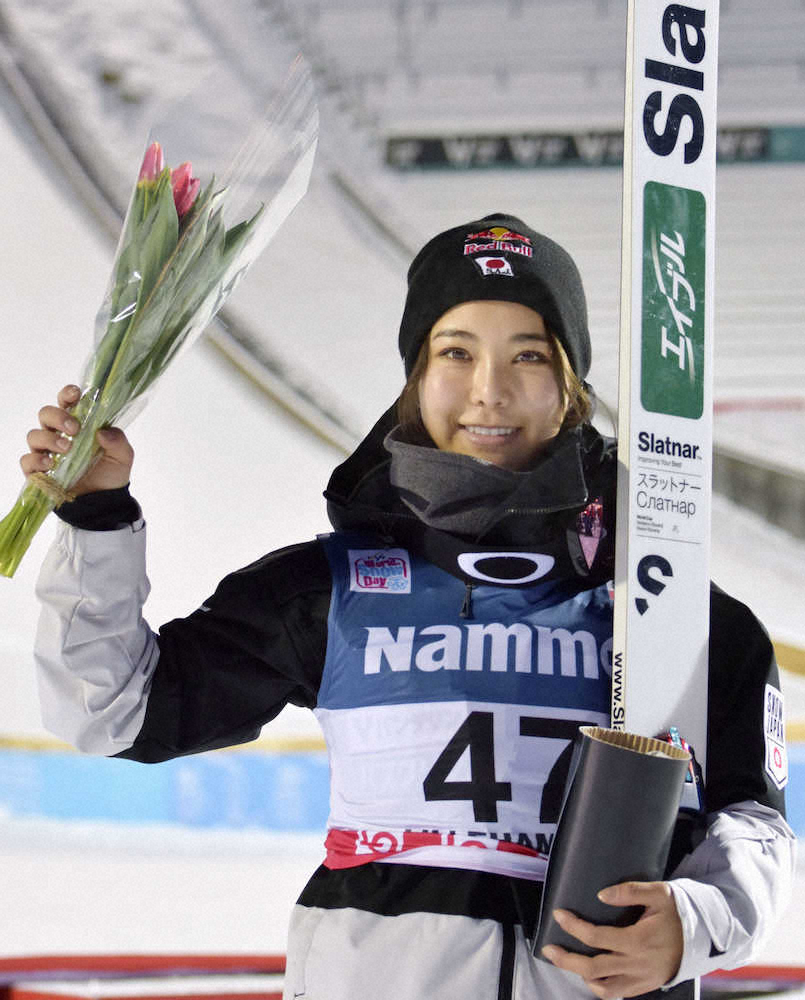 ジャンプ女子　沙羅3位で日本勢首位　マーレン・ルンビが通算27勝目