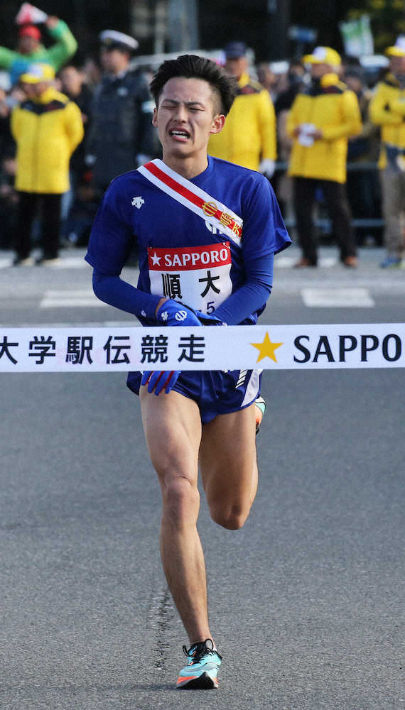 順大「他校が想定以上の記録」出遅れ14位　6＆7区で巻き返しへ