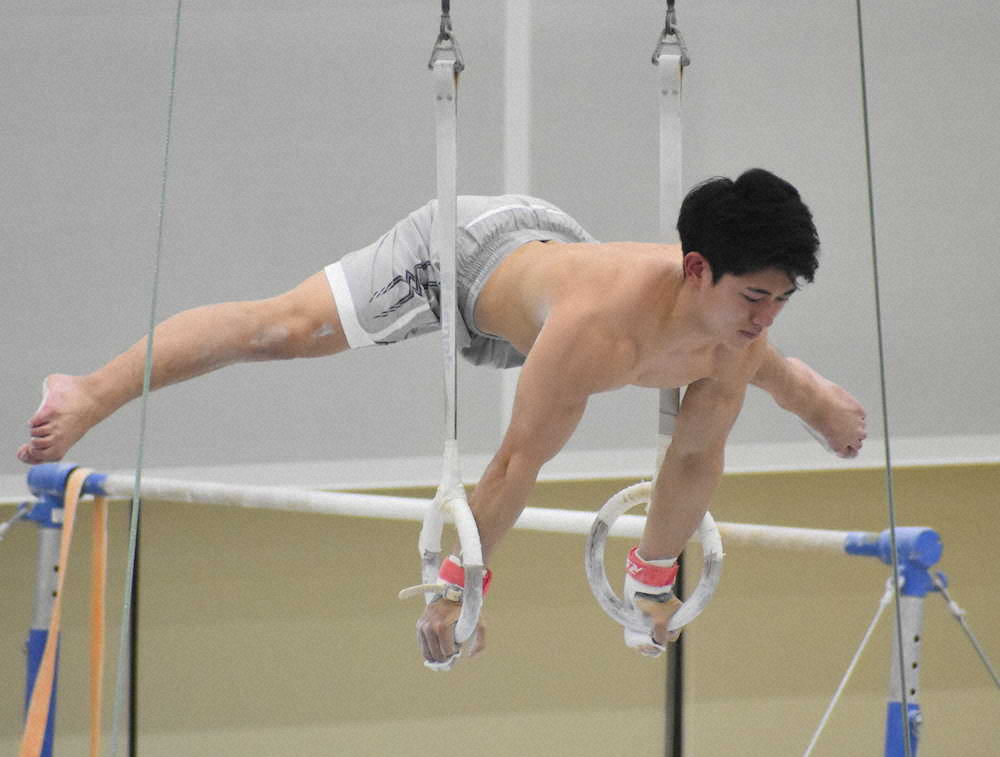 谷川翔　上半身裸で気合の新年公開練習「五輪で代表が絶対」