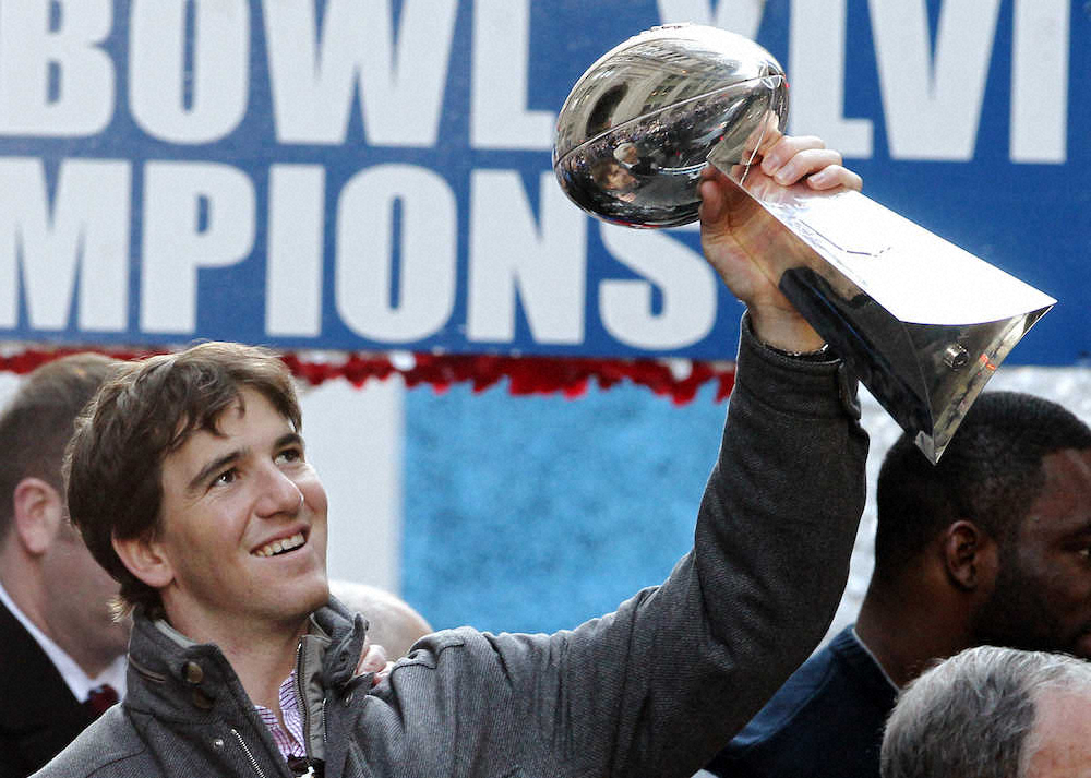 NFLジャイアンツのQBイーライ・マニングが引退　スーパーボウルで2度MVP