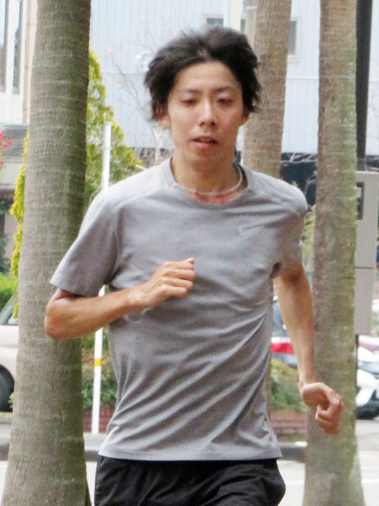 東京マラソンに向けて宮崎で走り込む設楽悠太