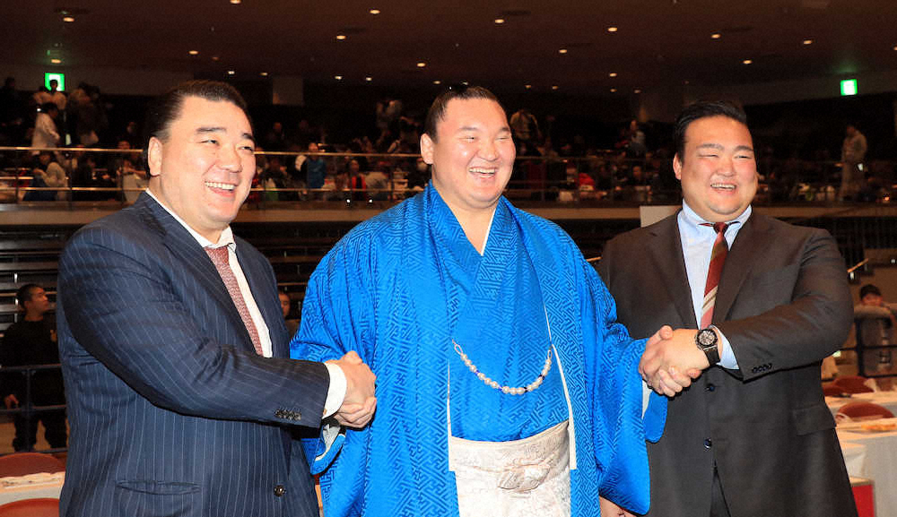 白鵬だ日馬だ稀勢だ!!　少年相撲「白鵬杯」で3横綱そろい踏み