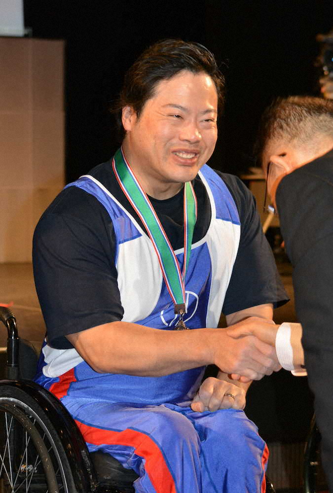 パラ・パワーリフティング　宇城元が優勝　男子80キロ級