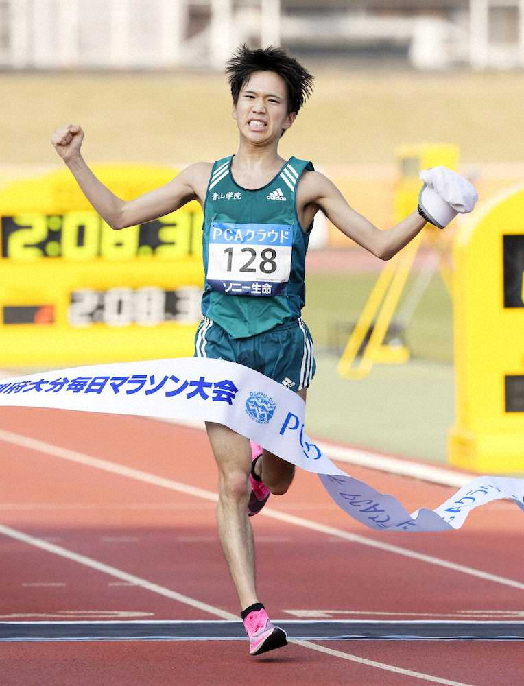 青学大・吉田、初マラソン歴代2位　競技続行望む声に「自問自答して決めたい」