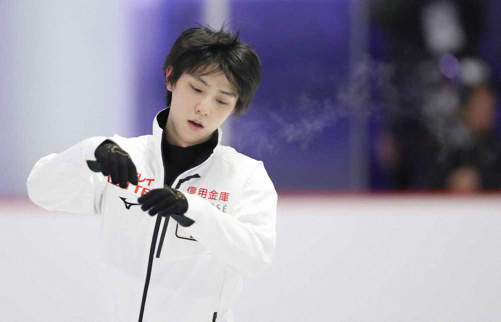 【画像・写真】羽生結弦4分版「SEIMEI」初披露　2月6日公式練習ドキュメント