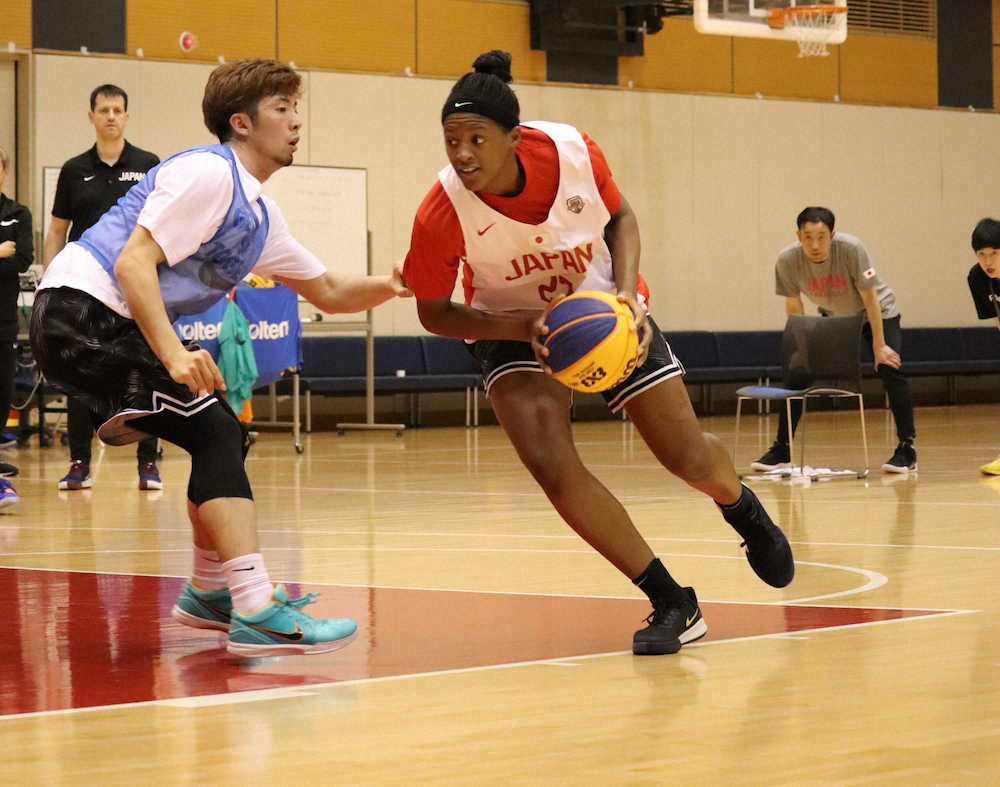 女子バスケ3x3・馬瓜、男子選手との練習手応え「経験できてよかった」