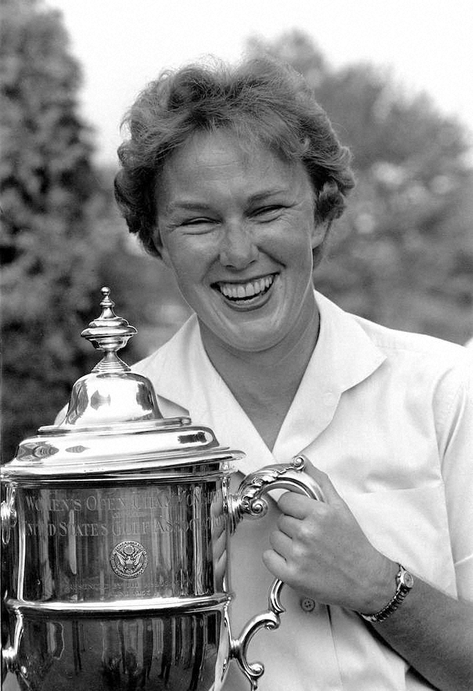 1961年に全米女子オープンで優勝したミッキー・ライトさん（AP＝共同）